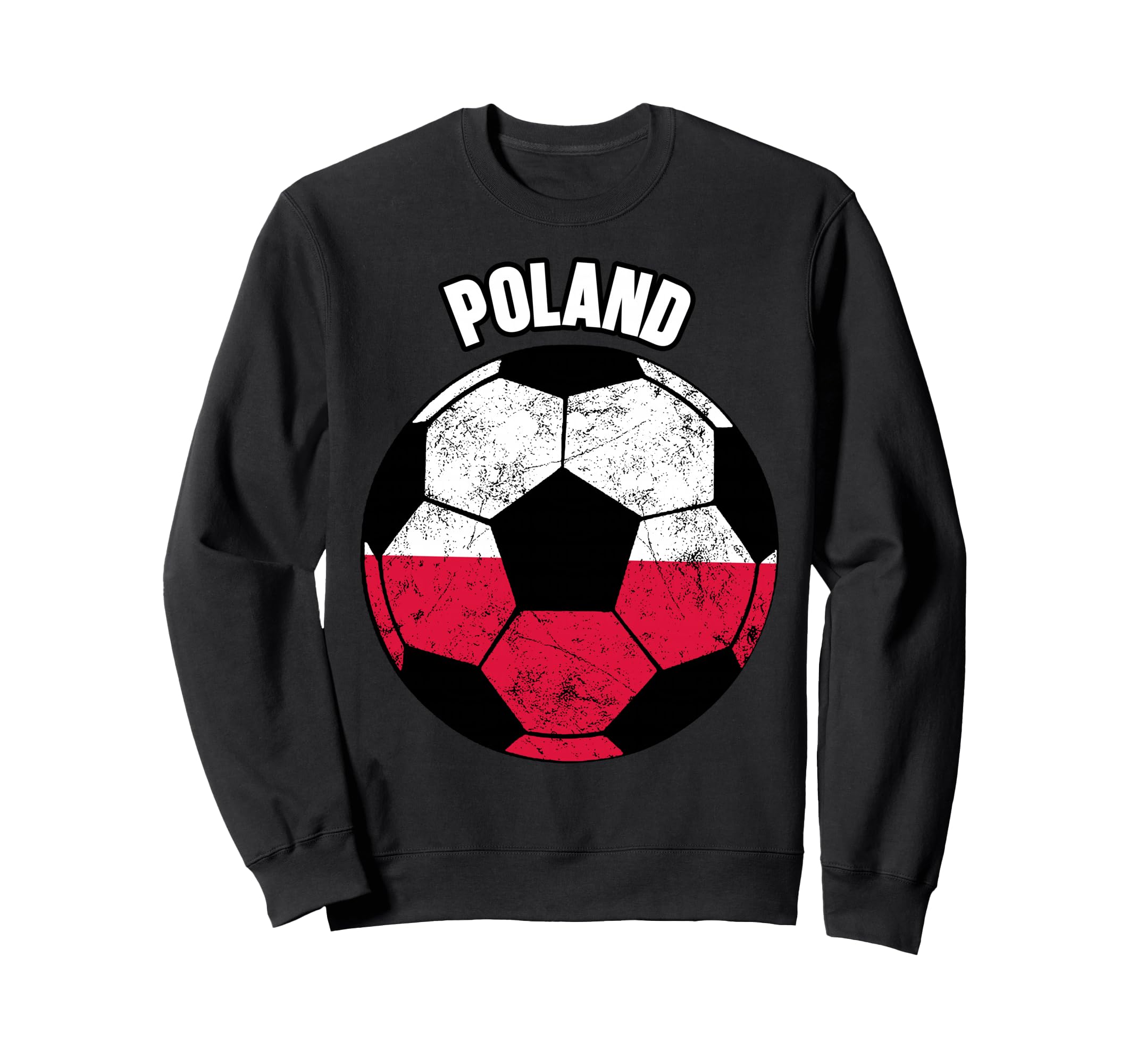 Poland Soccer Game Player Football Sweatshirt - Novelty Apparel for Adults - T-Shirt, Sweatshirt, Hoodie