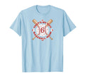 Thats My 6 Baseball Mom Love Heart T-Shirt - Aesthetic Graphic for Adults - T-Shirt, Sweatshirt, Hoodie