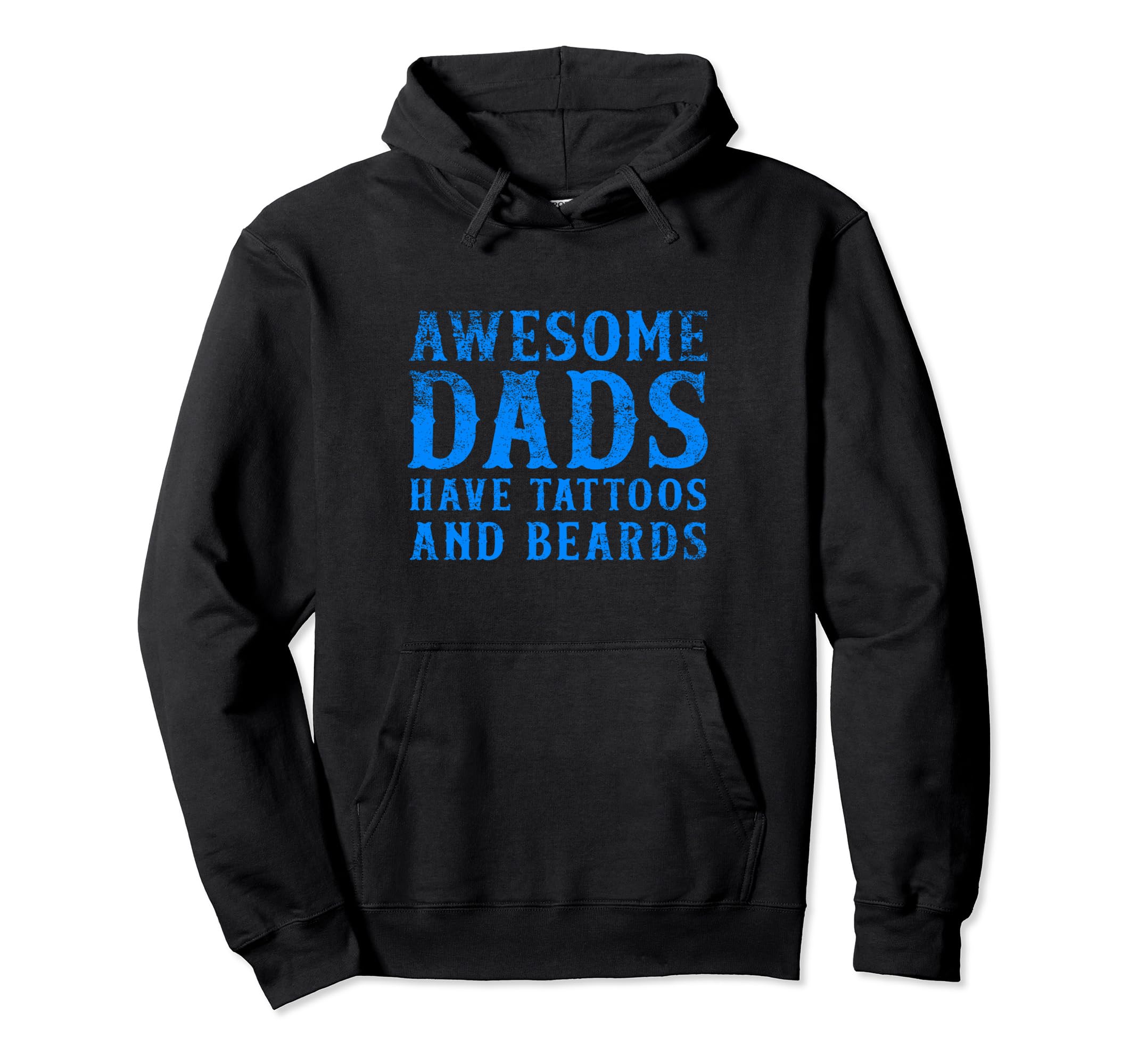 Funny Bearded Awesome Dads Have Hoodie - Custom Art Print for Adults - T-Shirt, Sweatshirt, Hoodie