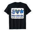 Peace Love Hope Pinwheel Blue Child Abuse T-Shirt - Novelty Apparel Unisex - T-Shirt, Sweatshirt, Hoodie