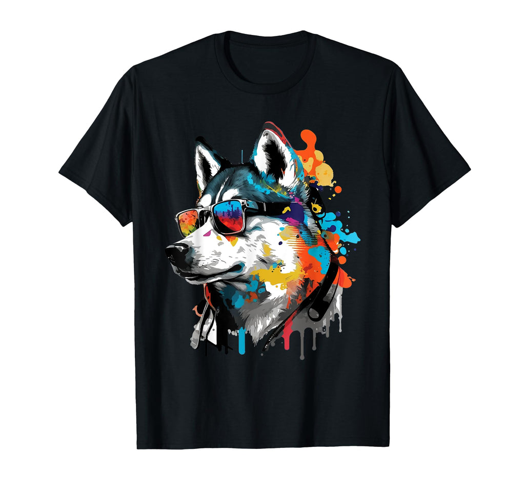Siberian Husky Dog Lover Huskies T-Shirt - Graphic Print for Adults - T-Shirt, Sweatshirt, Hoodie
