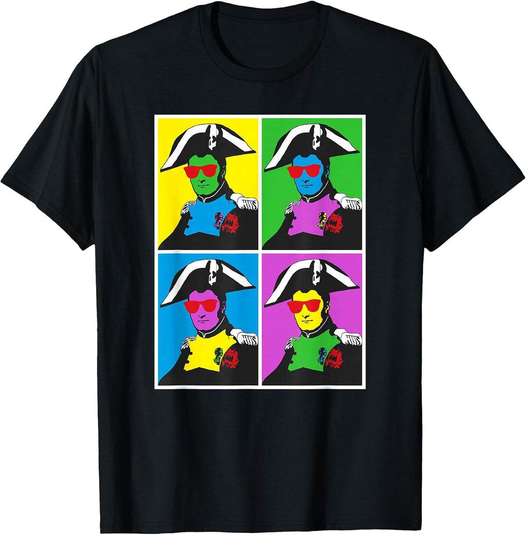Napoleon Bonaparte Pop Art Poster Style - Adult & Kids T-Shirts, Sweatshirts & Hoodies apparel design preview 1