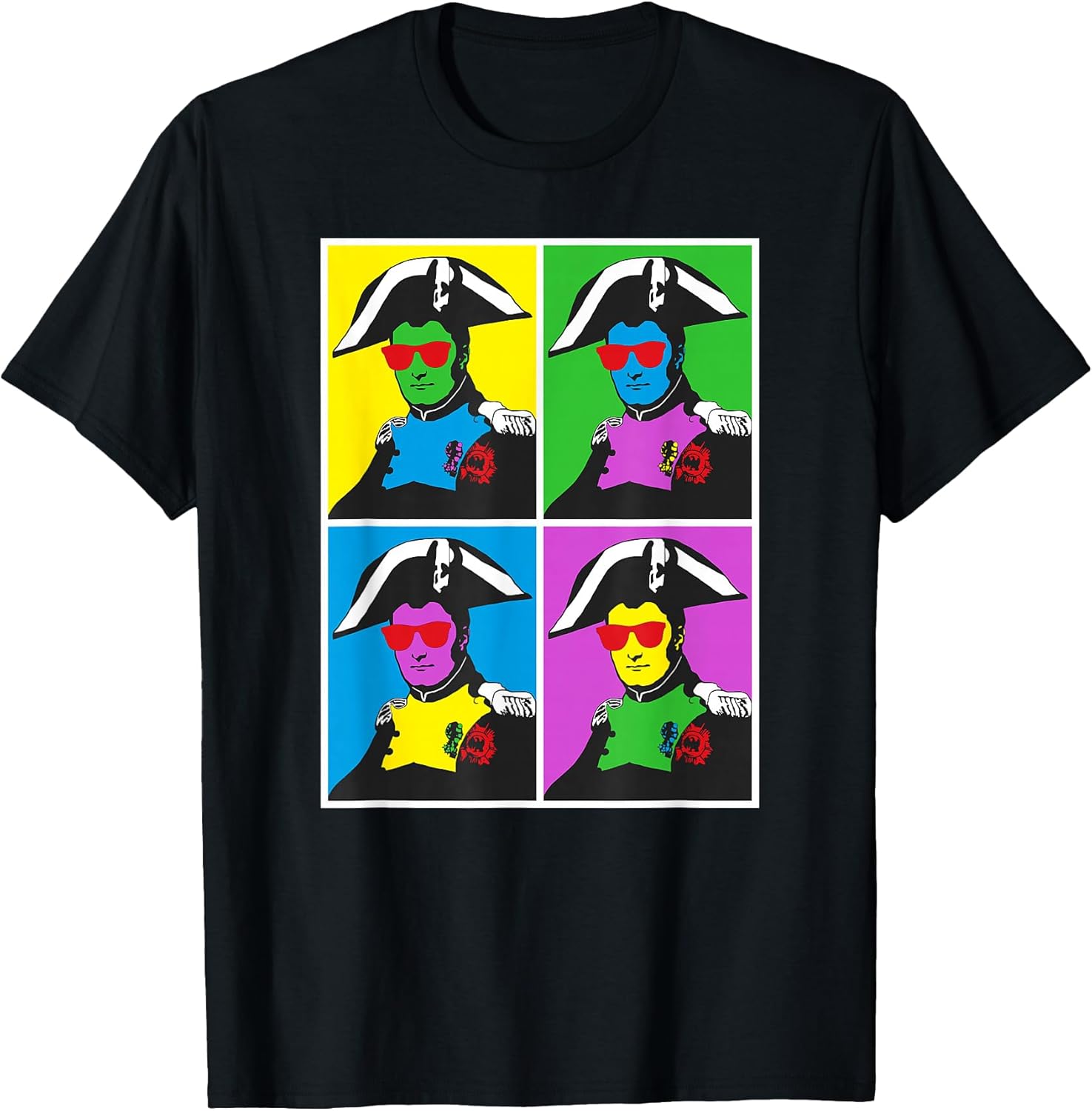 Napoleon Bonaparte Pop Art Poster Style - Adult & Kids T-Shirts, Sweatshirts & Hoodies apparel design preview 1