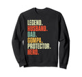 Fathers Day Legend Husband Dad Gompa Sweatshirt - Minimalist Print Unisex - T-Shirt, Sweatshirt, Hoodie