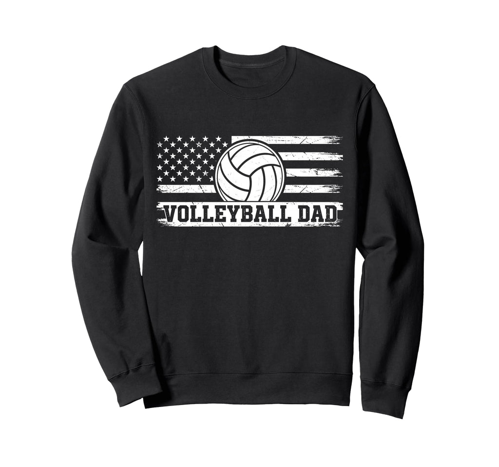 Fathers Day Daddy Papa Volleyball Sweatshirt - Trendy Graphic Men Women - T-Shirt, Sweatshirt, Hoodie