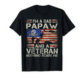 Im Dad Papaw And Veteran Funny Dad Papa T-Shirt - Novelty Apparel Unisex - T-Shirt, Sweatshirt, Hoodie