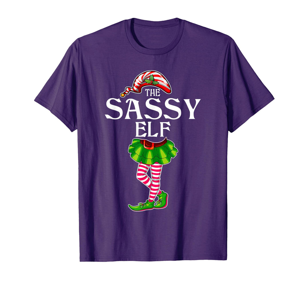 Sassy Elf Matching Family Group T-Shirt - Trendy Graphic Unisex - T-Shirt, Sweatshirt, Hoodie