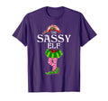 Sassy Elf Matching Family Group T-Shirt - Trendy Graphic Unisex - T-Shirt, Sweatshirt, Hoodie