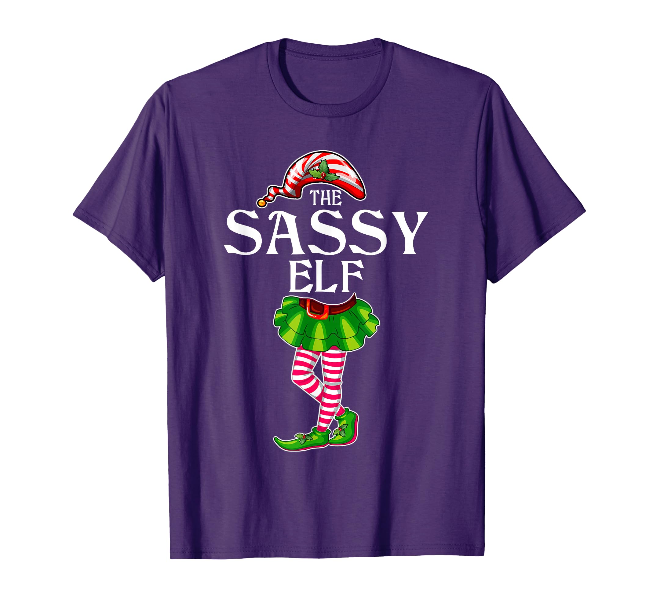 Sassy Elf Matching Family Group T-Shirt - Trendy Graphic Unisex - T-Shirt, Sweatshirt, Hoodie