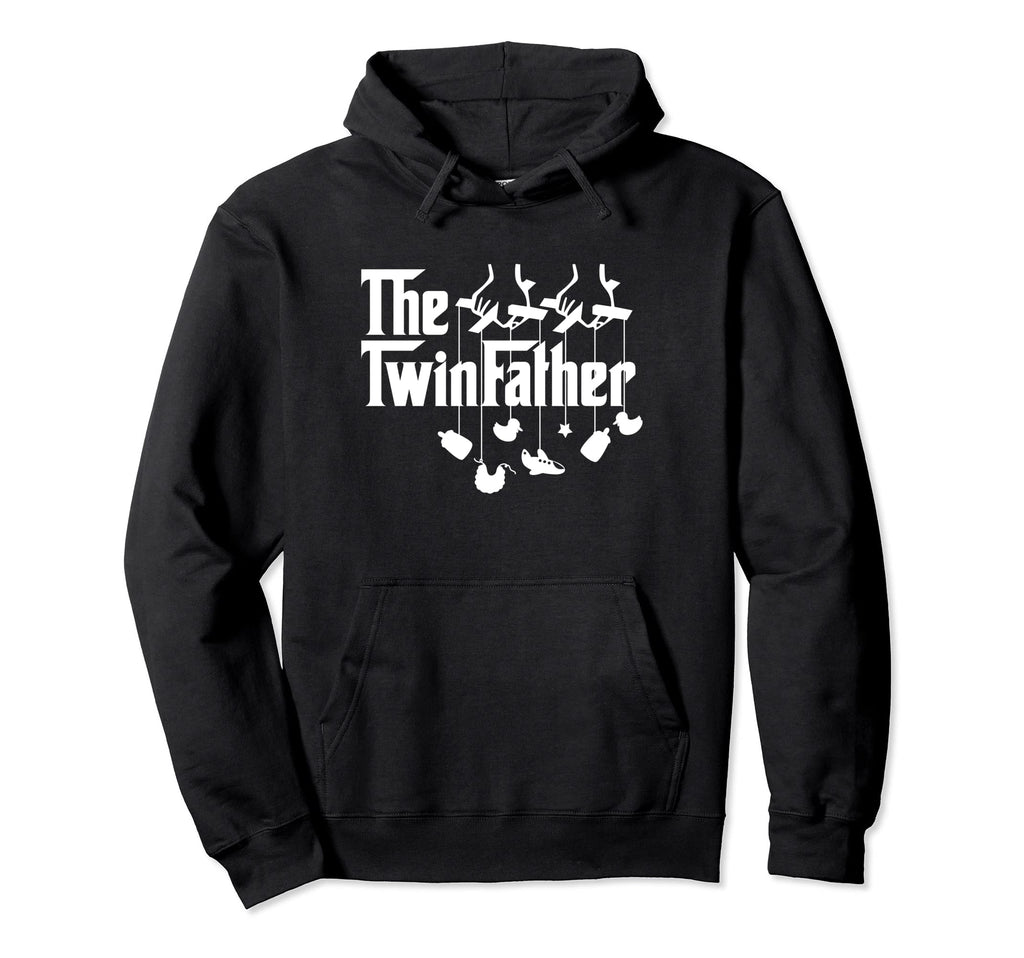 Twin Father Dad Daddy Twins Twin Dad Hoodie - Aesthetic Graphic Unisex - T-Shirt, Sweatshirt, Hoodie