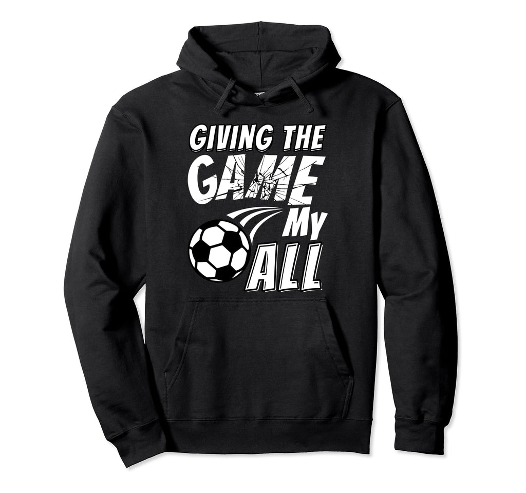 Motivational Soccer Game Coach Hoodie - Minimalist Print Men Women - T-Shirt, Sweatshirt, Hoodie
