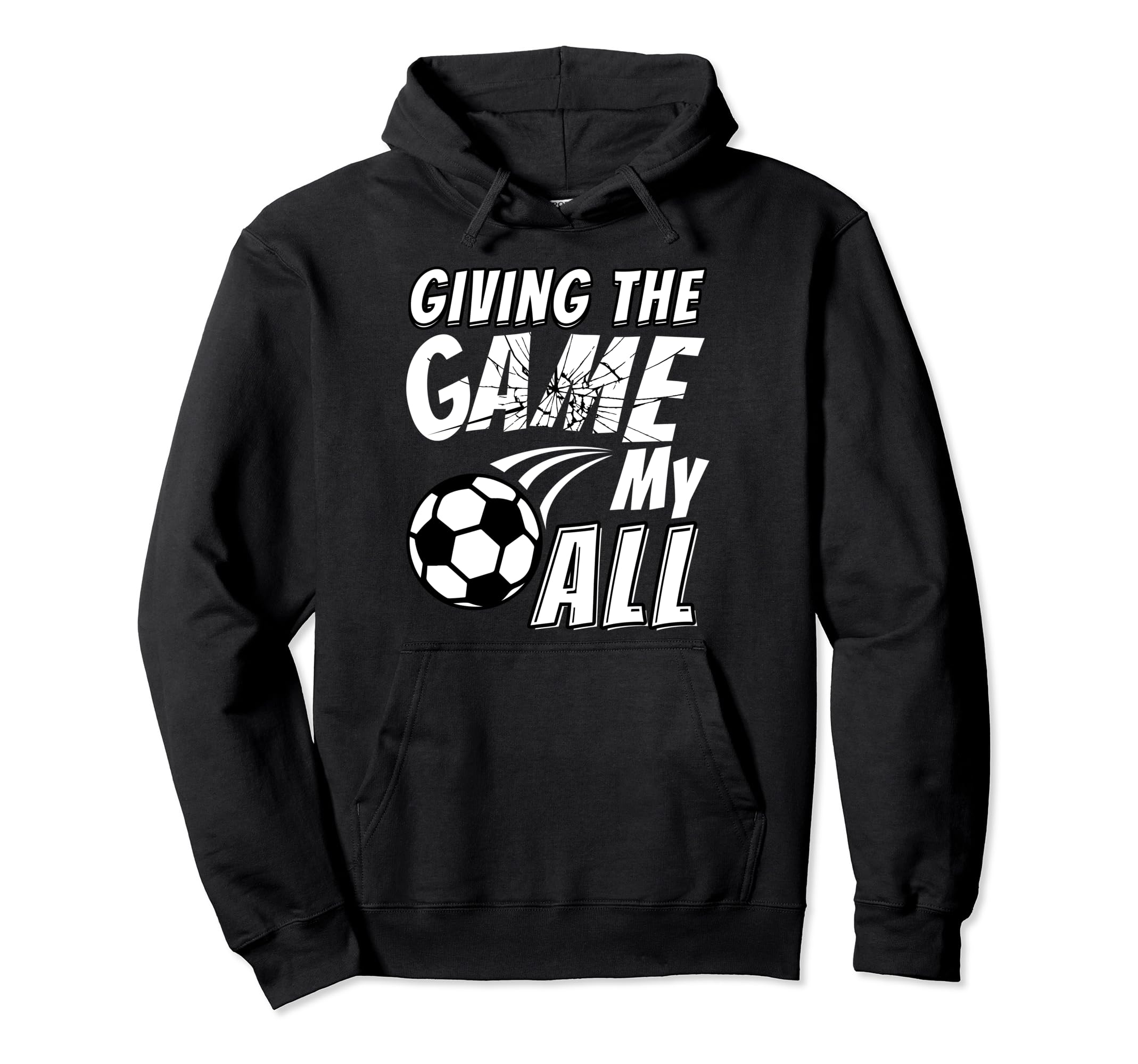 Motivational Soccer Game Coach Hoodie - Minimalist Print Men Women - T-Shirt, Sweatshirt, Hoodie