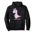 Dad Dinosaur Family Matching Hoodie - Aesthetic Graphic for Adults - T-Shirt, Sweatshirt, Hoodie