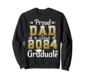 Proud Dad Class 2024 Graduate Sweatshirt - Trendy Graphic for Adults - T-Shirt, Sweatshirt, Hoodie