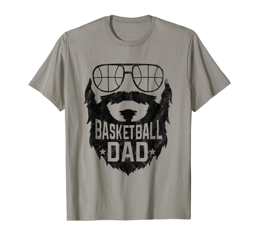 Mens Proud Bearded Basketball Dad T-Shirt - Fun Novelty Design Unisex - T-Shirt, Sweatshirt, Hoodie