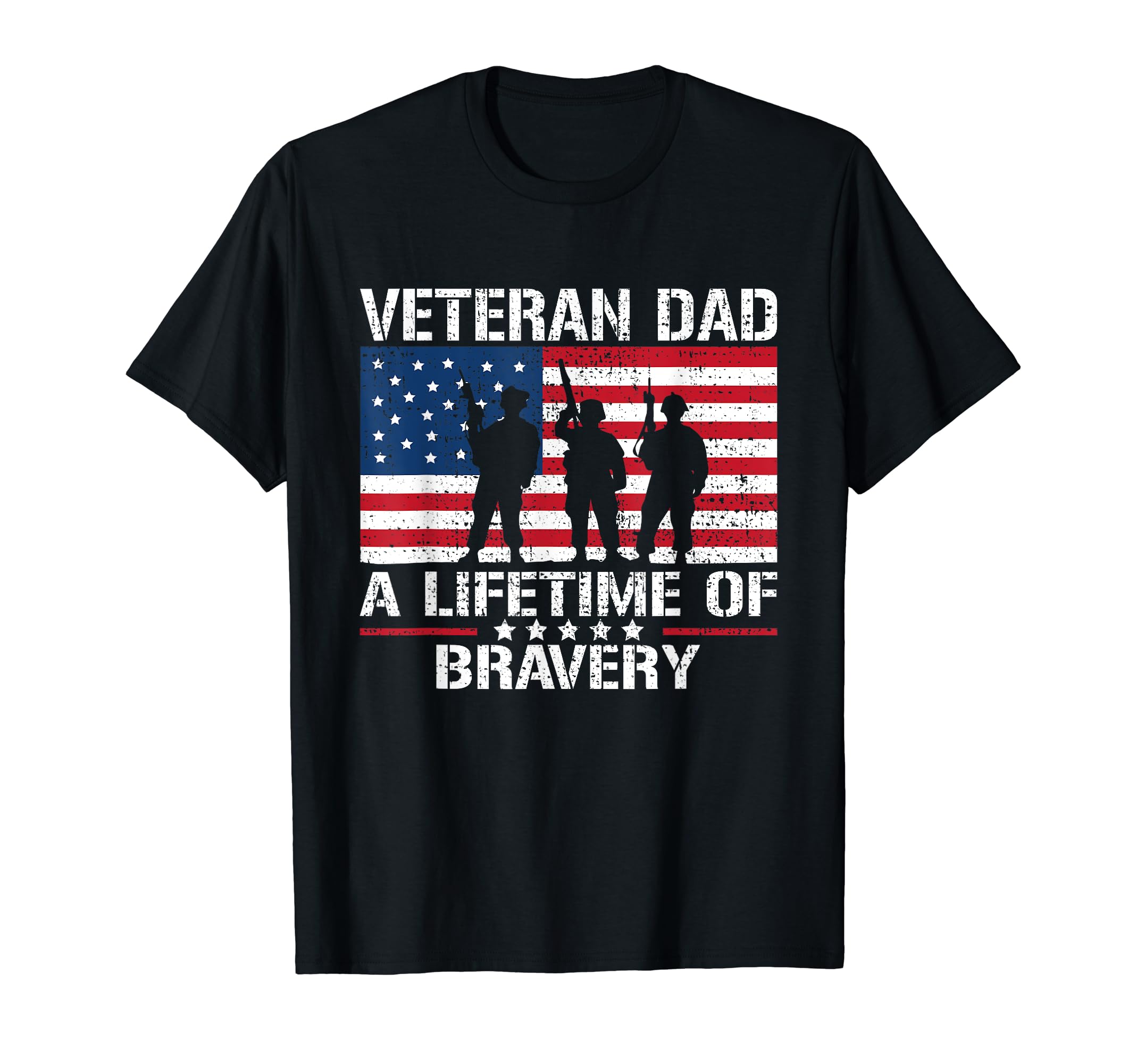 Veteran Dad Gifts Veteran Dad Sweatshirt - Custom Art Print for Adults - T-Shirt, Sweatshirt, Hoodie