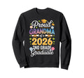 Proud Grandma 2026 2Nd Grade Graduate Sweatshirt - Streetwear Style Unisex - T-Shirt, Sweatshirt, Hoodie