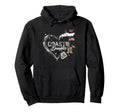 Proud Coastie Daughter Camo Heart Hoodie - Streetwear Style for Adults - T-Shirt, Sweatshirt, Hoodie