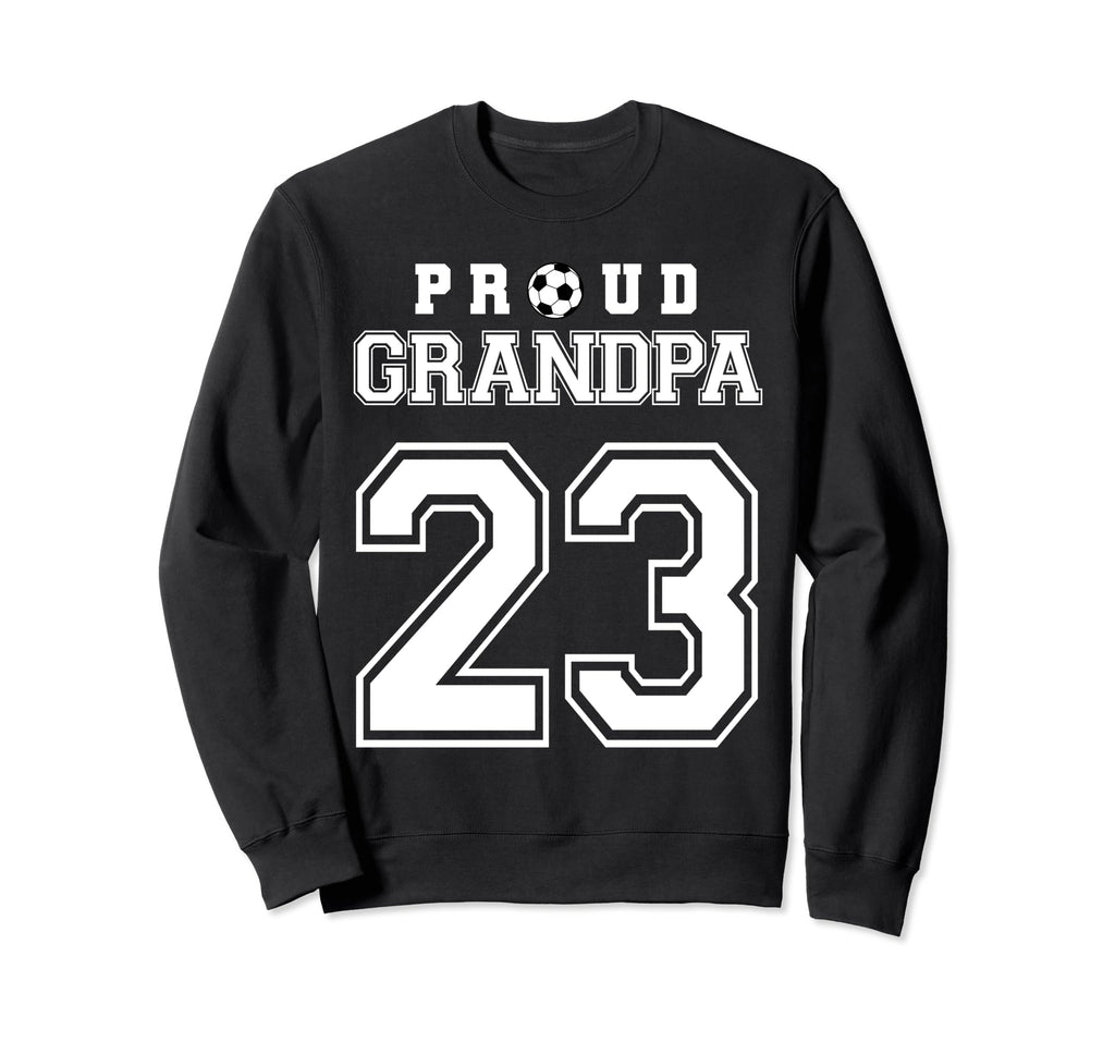 Number 23 Custom Proud Soccer Futbol Sweatshirt - Unique Graphic Unisex - T-Shirt, Sweatshirt, Hoodie