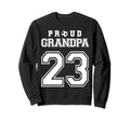 Number 23 Custom Proud Soccer Futbol Sweatshirt - Unique Graphic Unisex - T-Shirt, Sweatshirt, Hoodie