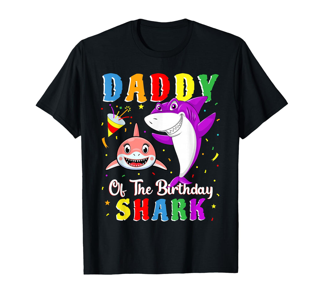 Dad Shark Birthday Family Matching T-Shirt - Unique Graphic Unisex - T-Shirt, Sweatshirt, Hoodie