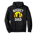 Daddy Bucket Dad Softball Hoodie - Streetwear Style Unisex - T-Shirt, Sweatshirt, Hoodie