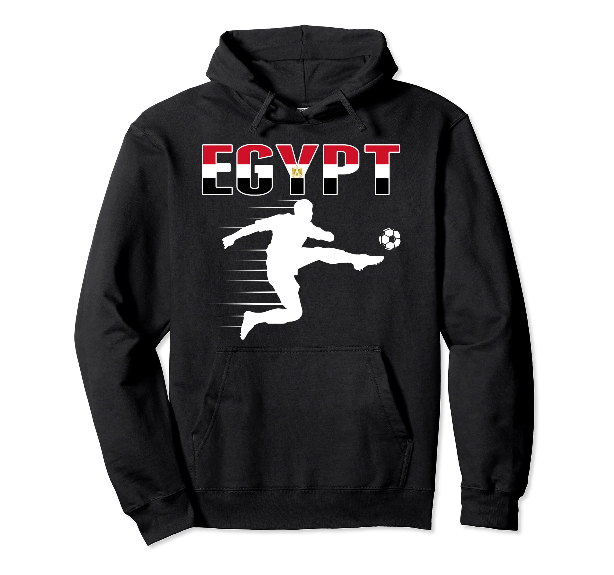 Egypt Soccer Lovers Jersey Support Hoodie - Custom Art Print Unisex - T-Shirt, Sweatshirt, Hoodie