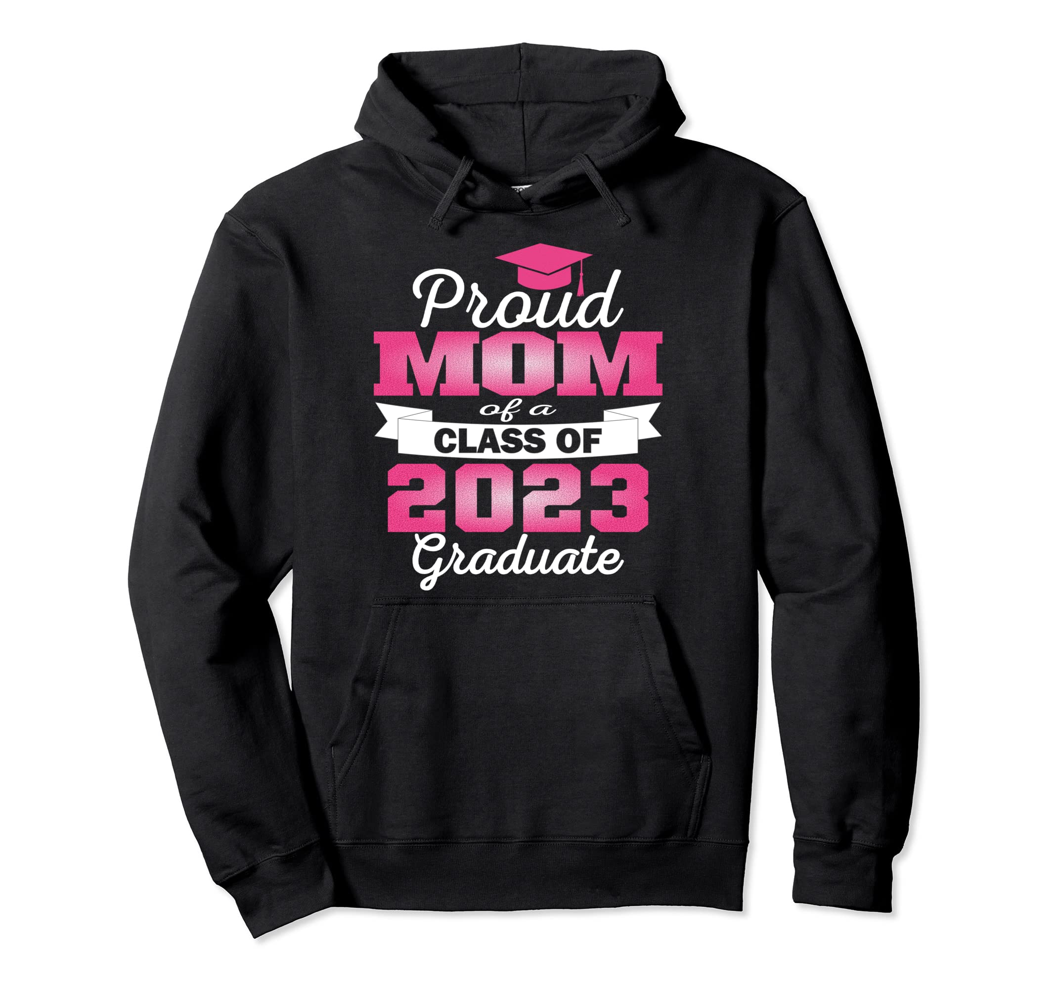 Super Proud Mom 2023 Graduate Awesome Hoodie - Minimalist Print Men Women - T-Shirt, Sweatshirt, Hoodie
