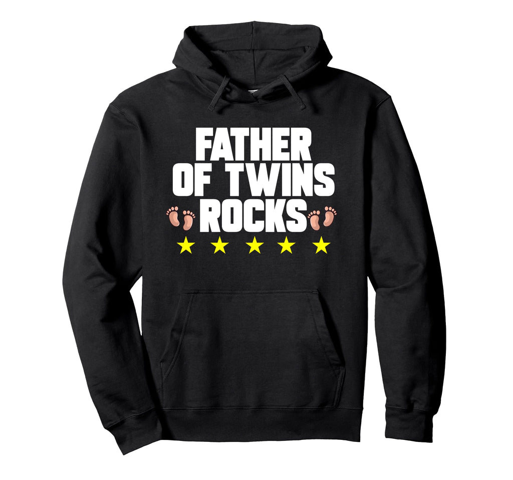 Father Twins Dad Fathers Day Funny Hoodie - Aesthetic Graphic Unisex - T-Shirt, Sweatshirt, Hoodie