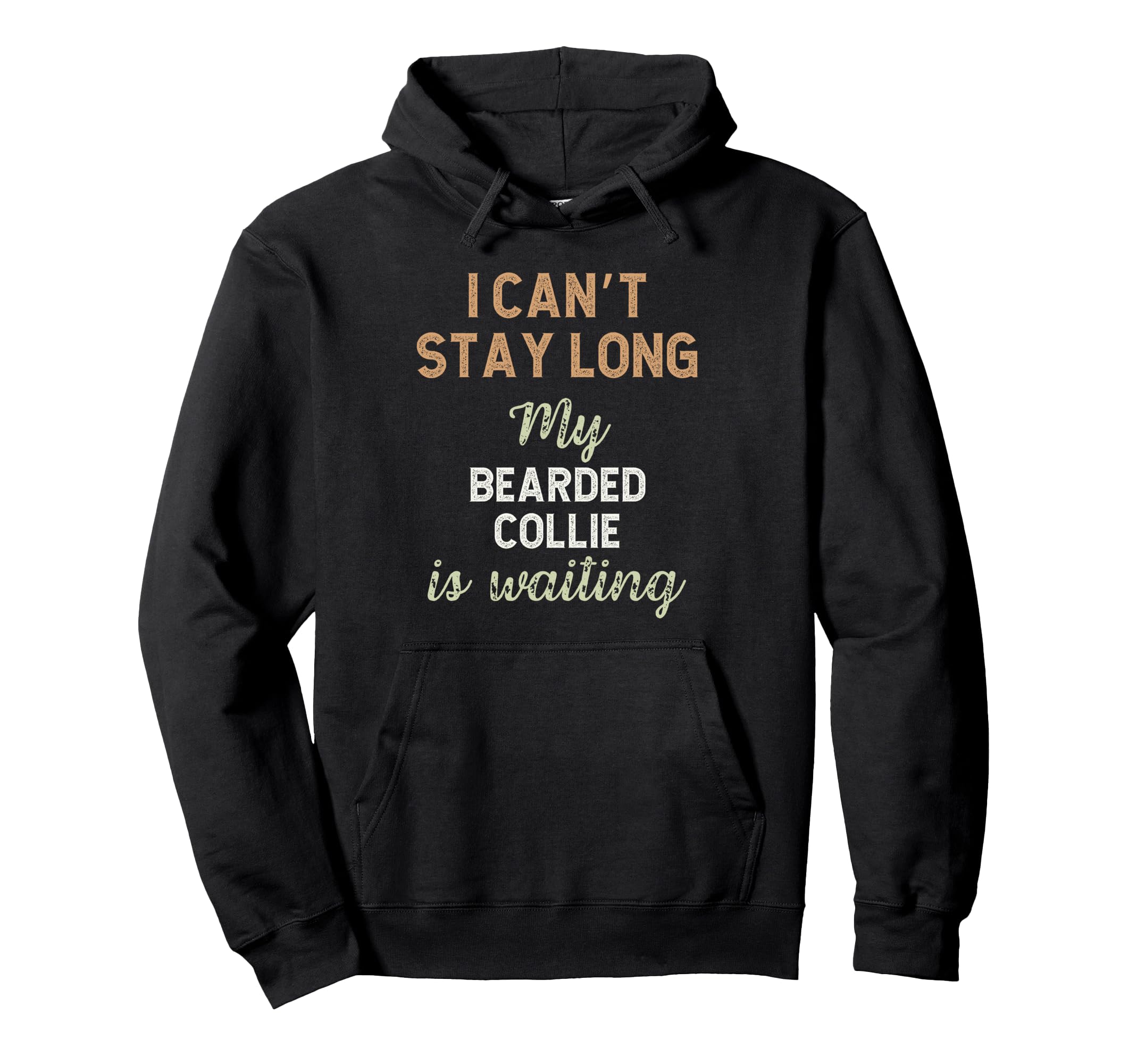 Bearded Collie Dog Mom Dad Breed Owner Hoodie - Custom Art Print Unisex - T-Shirt, Sweatshirt, Hoodie