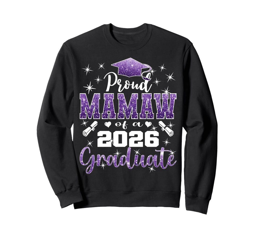 Super Proud Mamaw 2026 Graduate Sweatshirt - Minimalist Print Men Women - T-Shirt, Sweatshirt, Hoodie