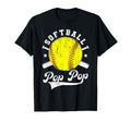 Softball Pop Pop Grandpa Softball T-Shirt - Casual Everyday Wear Men Women - T-Shirt, Sweatshirt, Hoodie