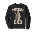 Bucket Dad Baseball Player Coach Sweatshirt - Custom Art Print Unisex - T-Shirt, Sweatshirt, Hoodie