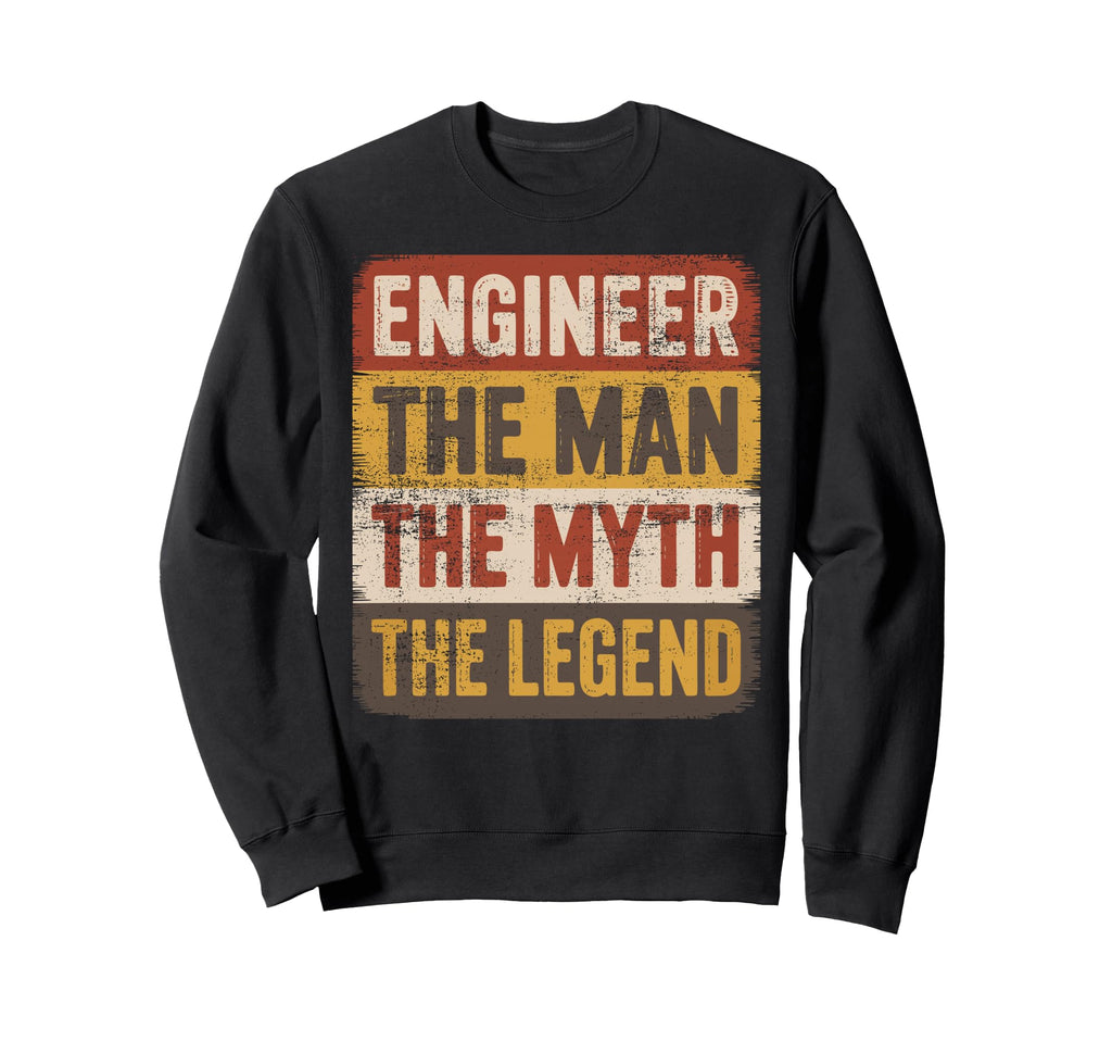 Engineer Dad Father Engineering Sweatshirt - Trendy Graphic Unisex - T-Shirt, Sweatshirt, Hoodie
