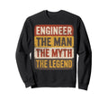 Engineer Dad Father Engineering Sweatshirt - Trendy Graphic Unisex - T-Shirt, Sweatshirt, Hoodie