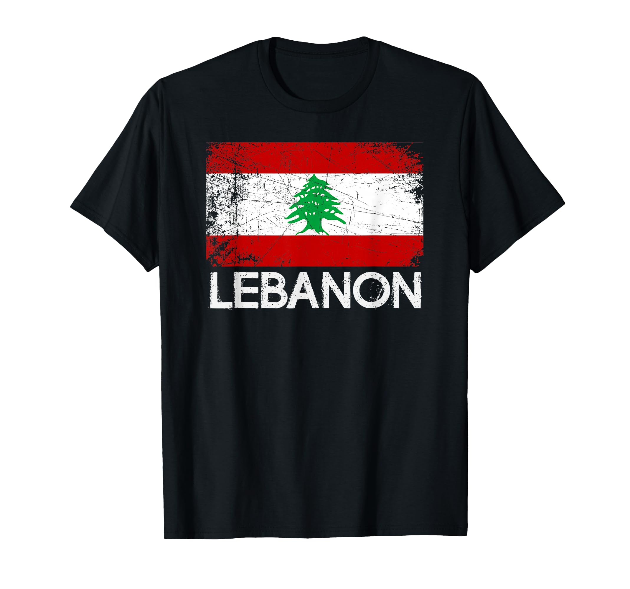 Lebanese Flag Made Lebanon Gift T-Shirt - Graphic Print Men Women - T-Shirt, Sweatshirt, Hoodie