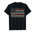 Dog Dad Myth Snack Dealer Funny Fathers T-Shirt - Graphic Print for Adults - T-Shirt, Sweatshirt, Hoodie