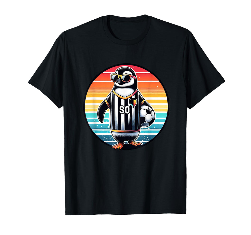 Penguin Bird Soccer Player Ball T-Shirt - Unique Graphic for Adults - T-Shirt, Sweatshirt, Hoodie