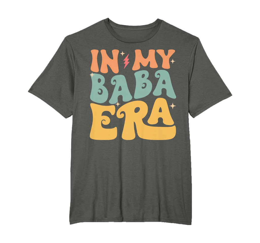 My Baba Era Groovy Funny Grandpa Fathers T-Shirt - Graphic Print Men Women - T-Shirt, Sweatshirt, Hoodie