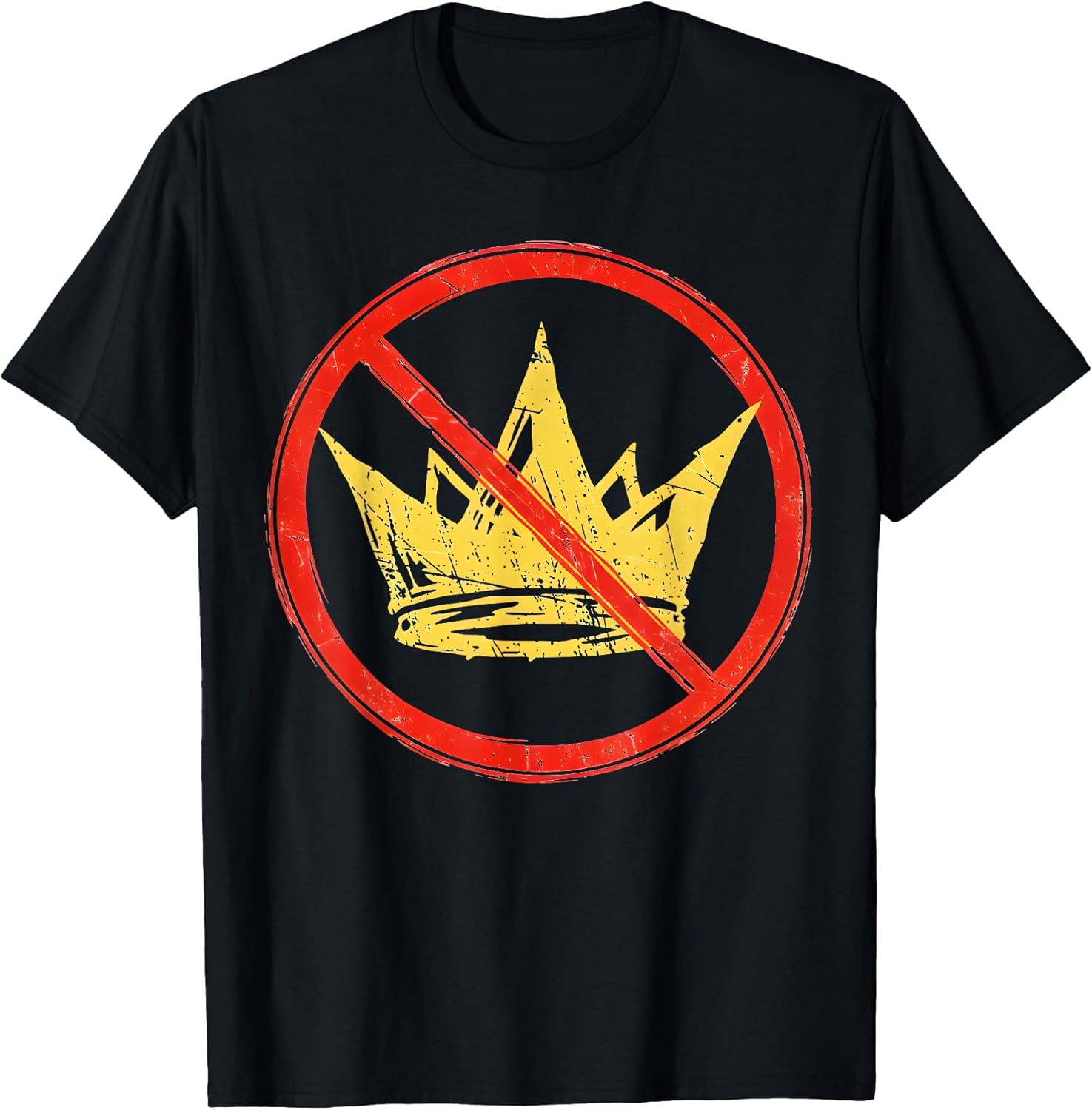 Vintage No King for men women - Adult & Kids T-Shirts, Sweatshirts & Hoodies apparel design preview 1