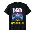 Mens Dad Level Unlocked Pregnancy T-Shirt - Novelty Apparel Men Women - T-Shirt, Sweatshirt, Hoodie