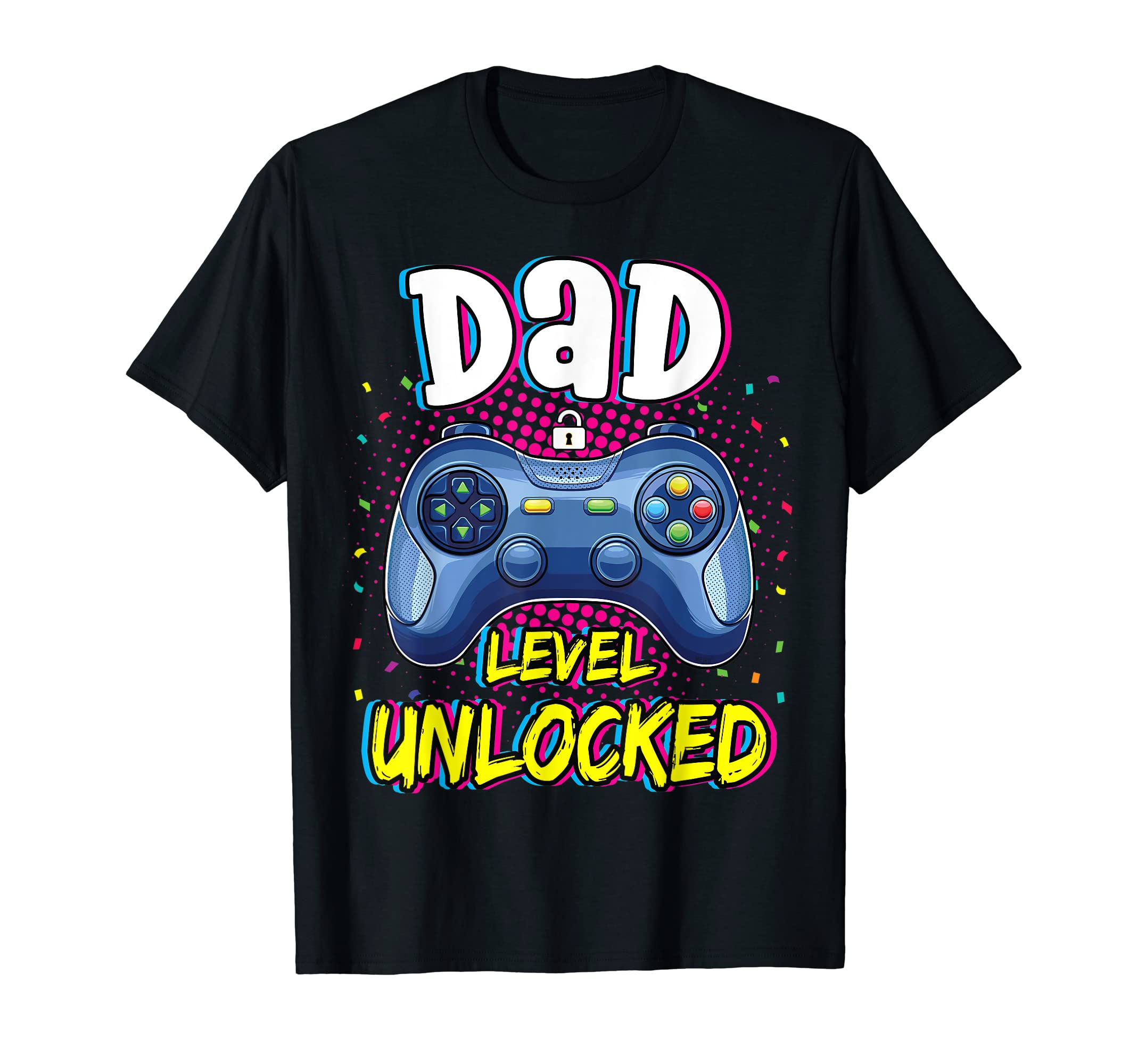 Mens Dad Level Unlocked Pregnancy T-Shirt - Novelty Apparel Men Women - T-Shirt, Sweatshirt, Hoodie