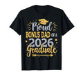 Bonus Dad Senior 2026 Proud Bonus Dad T-Shirt - Aesthetic Graphic Unisex - T-Shirt, Sweatshirt, Hoodie