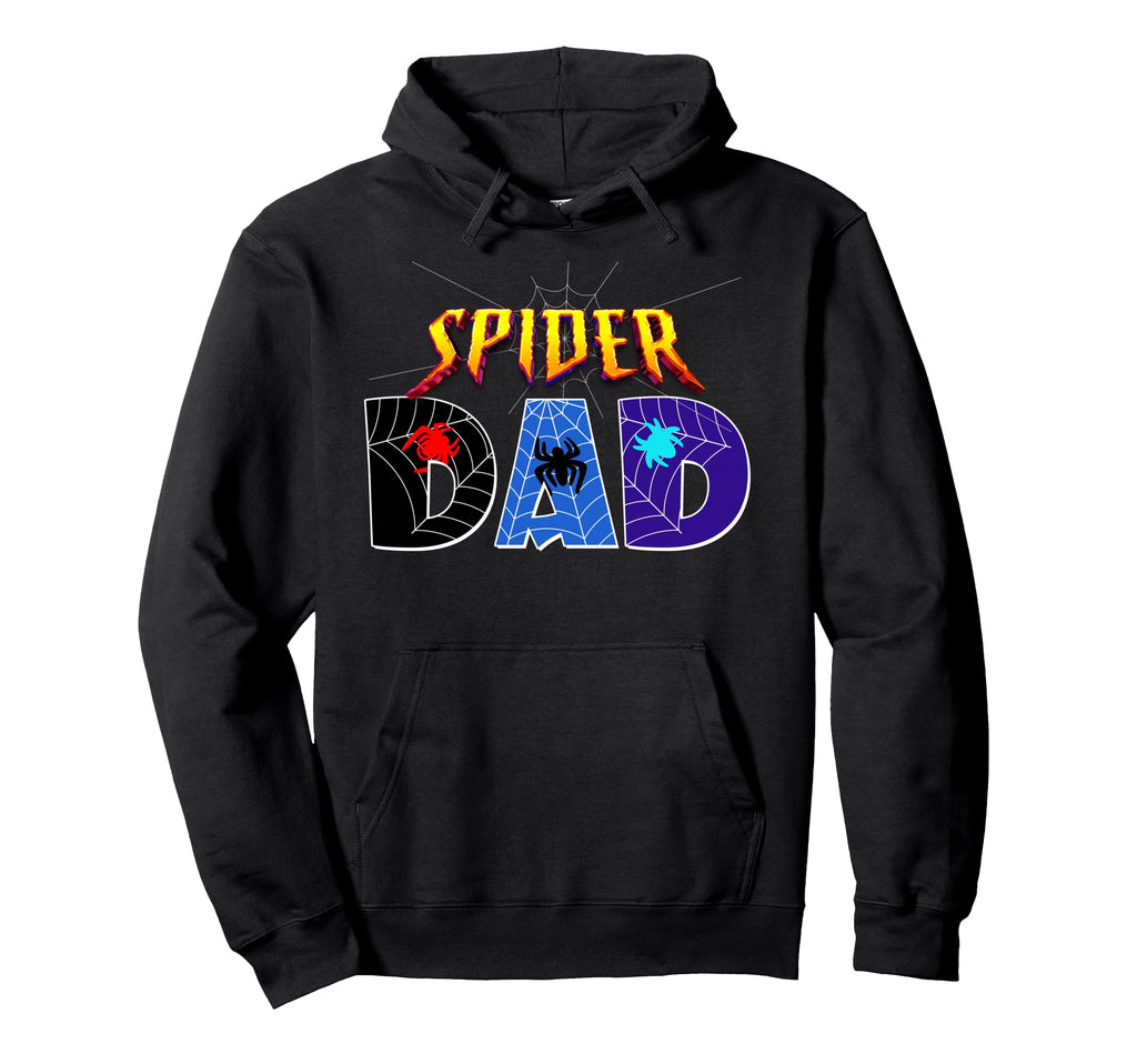 Spider Dad Fathers Day Matching Hoodie - Aesthetic Graphic for Adults - T-Shirt, Sweatshirt, Hoodie
