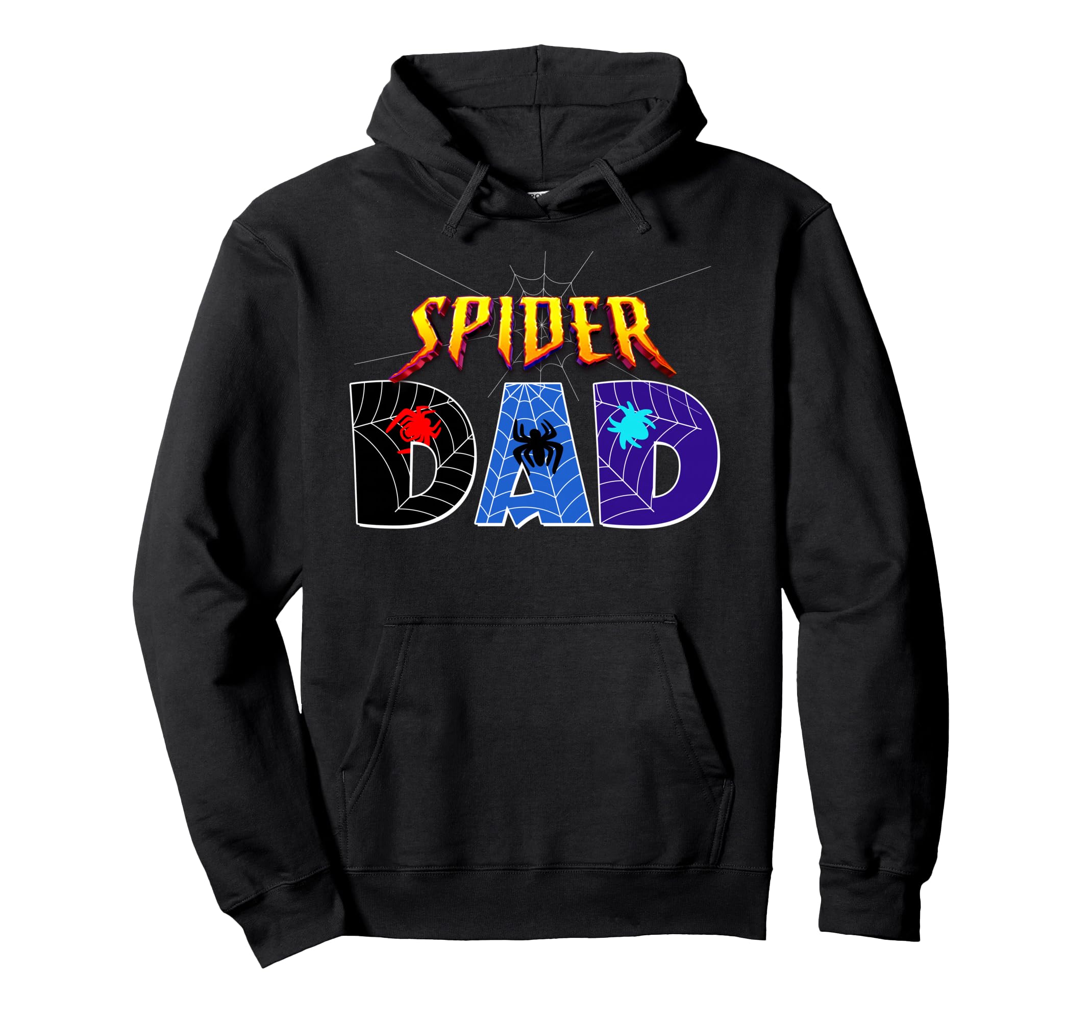 Spider Dad Fathers Day Matching Hoodie - Aesthetic Graphic for Adults - T-Shirt, Sweatshirt, Hoodie