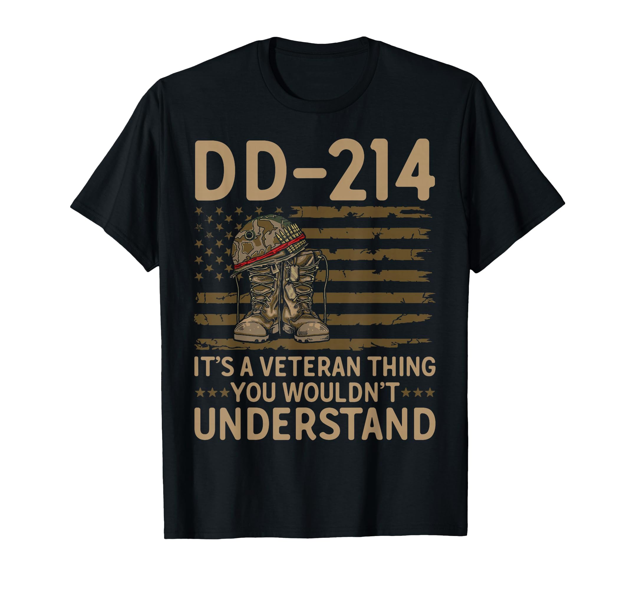 Funny Dd 214 Its Veteran Thing Camo T-Shirt - Minimalist Print Men Women - T-Shirt, Sweatshirt, Hoodie