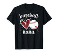 Baseball Nana Baseball Player Nana T-Shirt - Minimalist Print Unisex - T-Shirt, Sweatshirt, Hoodie