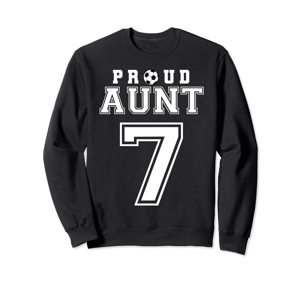 Number 7 Custom Proud Soccer Sweatshirt - Aesthetic Graphic for Adults - T-Shirt, Sweatshirt, Hoodie