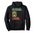 Funny Husband Dad Chef Legend Hoodie - Trendy Graphic Unisex - T-Shirt, Sweatshirt, Hoodie