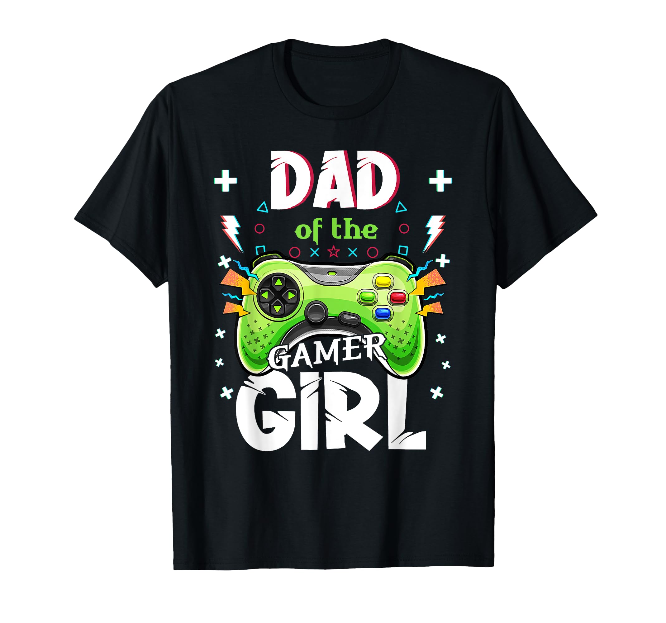 Dad Birthday Gamers Video Games Father T-Shirt - Graphic Print Men Women - T-Shirt, Sweatshirt, Hoodie